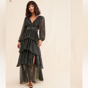 Anora Metallic Dress | ASTR the Label